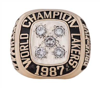 1986-87 Los Angeles Lakers NBA Championship Front-Office Ring - Claire Rothman